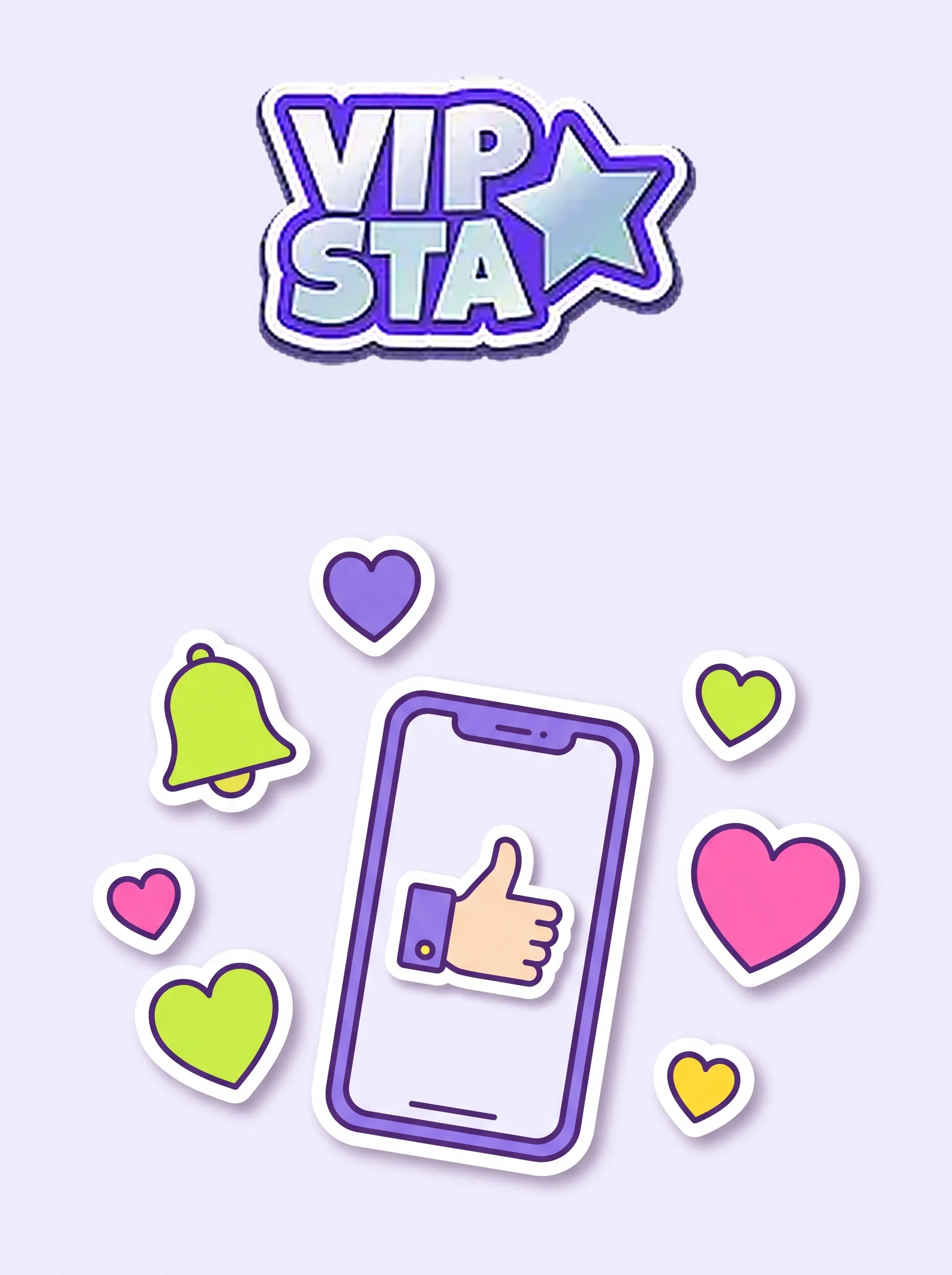 Vipsta auf dem Smartphone